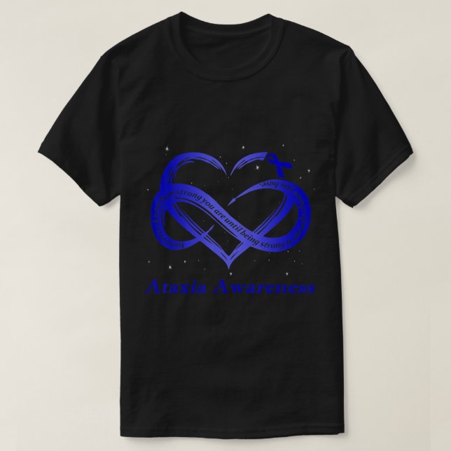 Camiseta Eu Visto Azul Para O Guerreiro Da Consciência Atax (Frente do Design)
