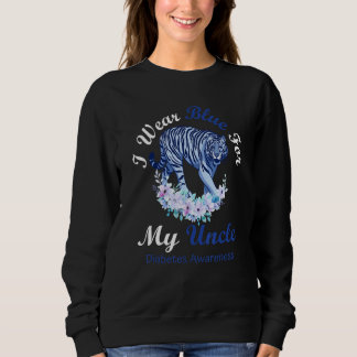 Camiseta Eu Visto Azul Para O Mês De Consciência Do Meu Tio