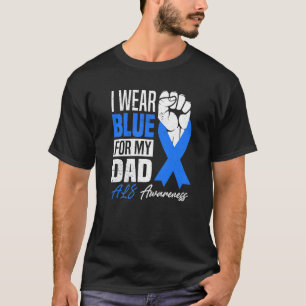 Camiseta Eu Visto Azul Para O Meu Pai Als - A Guerra da Con