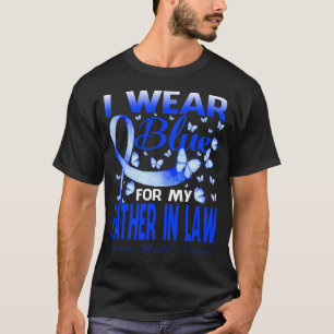 Camiseta Eu Visto Azul Para O Meu PAI NO Mielito Transversa