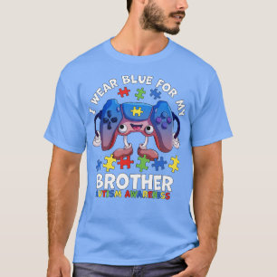 Camiseta Eu Visto Azul Para Os Jogos De Consciência Do Meu