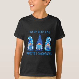 Camiseta Eu Visto Azul Para Sensibilizar Os Gnomos Pela Paz