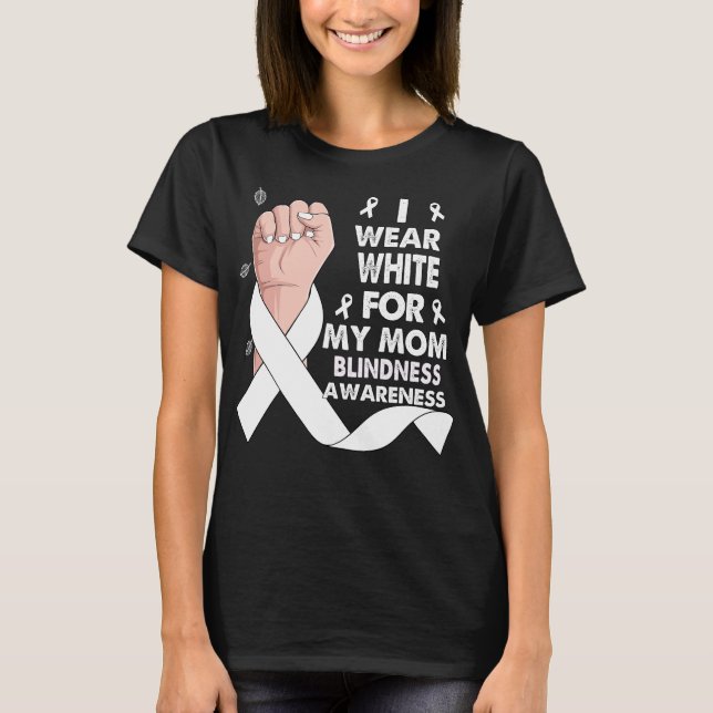 Camiseta Eu Visto Branco Para A Minha Mãe. (Frente)