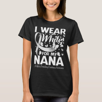 Camiseta Eu Visto Branco Para A Minha Nana Múltipla Heredit