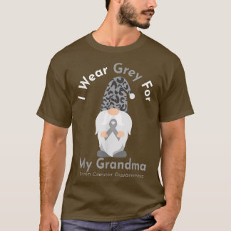 Camiseta Eu Visto Cinzas Para A Minha Avó Cancer Cérebro Se