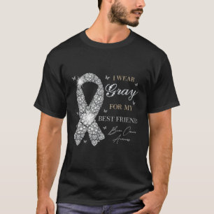 Camiseta Eu Visto Cinzas Para Meu Melhor Cancer De Cérebro