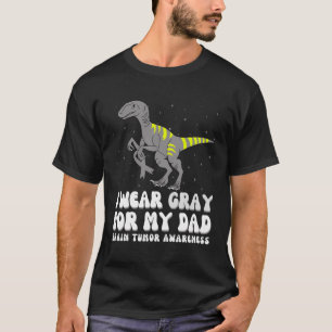 Camiseta Eu Visto Cinzas Para Meu Pai Cérebro Sensibilizaçã