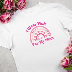Camiseta Eu Visto Consciência do Cancer de Mama Rosa