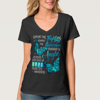 Camiseta Eu Visto do apoio aos Teais Os Combatentes e o Awa