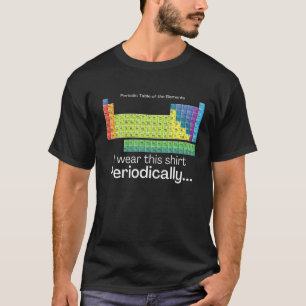Camiseta Eu Visto Essa Química Periódica De Mesas