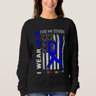 Camiseta Eu Visto Fita Azul Para Minha Consciência Do Autis