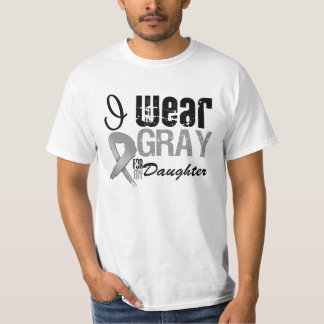 Camiseta Eu Visto Fita De Consciência Da Cinza Para Minha F