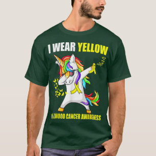 Camiseta Eu Visto Fita de Consciência do Cancer da Infância