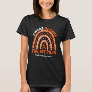 Camiseta Eu Visto Fita Laranja Para A Consciência Do Papa L