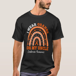 Camiseta Eu Visto Fita Laranja Para A Consciência Do Tio Le