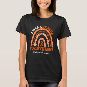 Camiseta Eu Visto Fita Laranja Para Sensibilização Da Nanny