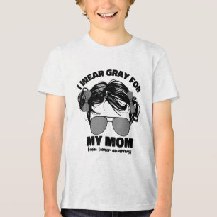 Camiseta Eu Visto Gary Para Minha Mãe Cérebro, Tumor, Sensi