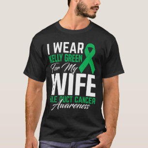 Camiseta Eu Visto Kelly Green Para Minha Esposa Bile Duct C