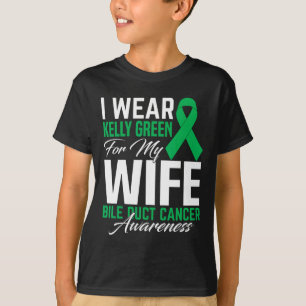 Camiseta Eu Visto Kelly Green Para Minha Esposa Bile Duct C