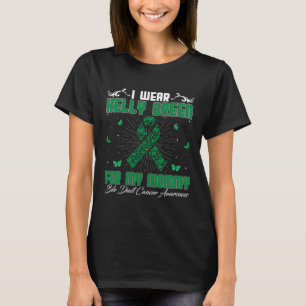 Camiseta Eu Visto Kelly Green Para O Cancer A Do Duto Da Bí