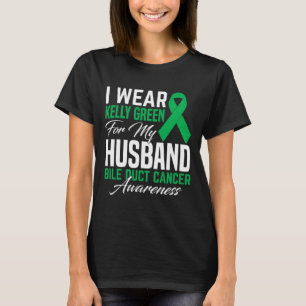 Camiseta Eu Visto Kelly Green Para O Meu Cancer De Bile Duc