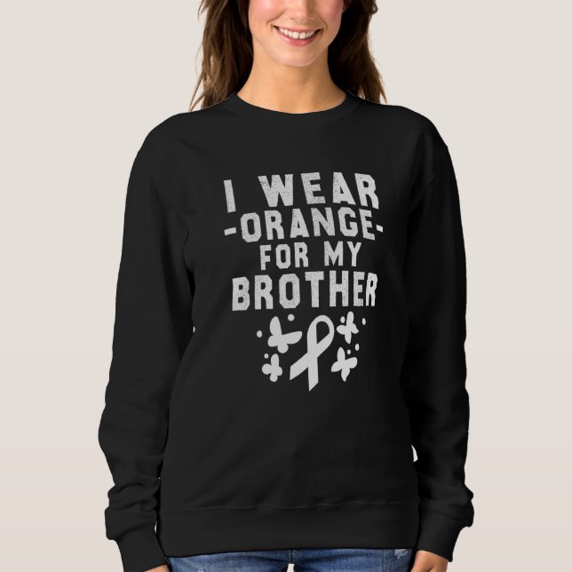 Camiseta Eu Visto Laranja Para A Consciência Da Leucemia Do (Frente)