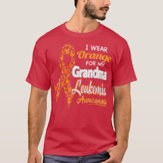 Camiseta Eu visto laranja para a minha avó, consciência de 
