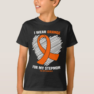 Camiseta Eu Visto Laranja Para A Minha Consciência Do Stepm