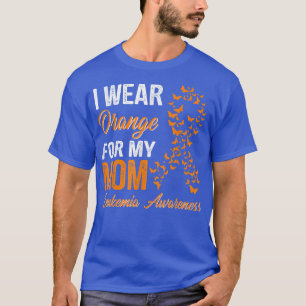 Camiseta Eu visto laranja para a minha mãe, fita de conscie