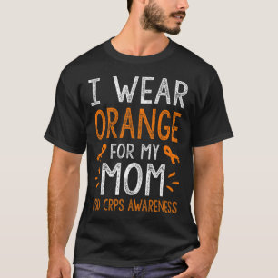 Camiseta Eu Visto Laranja Para A Minha Mãe Guerreira Rsd Cr