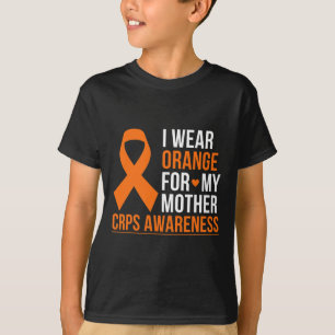 Camiseta Eu Visto Laranja Para A Minha Mãe Rsd Crps Mon De