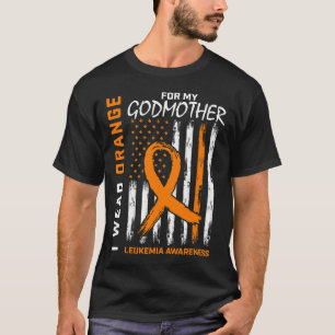 Camiseta Eu Visto Laranja Para A Sensibilização Da Madrinha