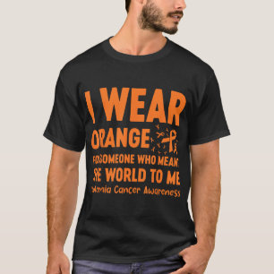 Camiseta Eu Visto Laranja Para Alguém Que Quer Dizer O Mund