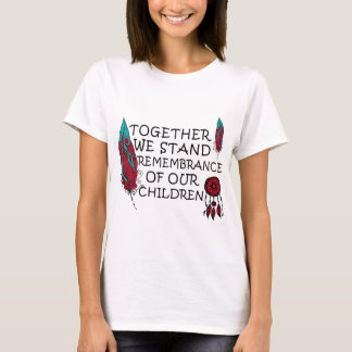 Camiseta Eu Visto Laranja Para Cada Criança Nativa American