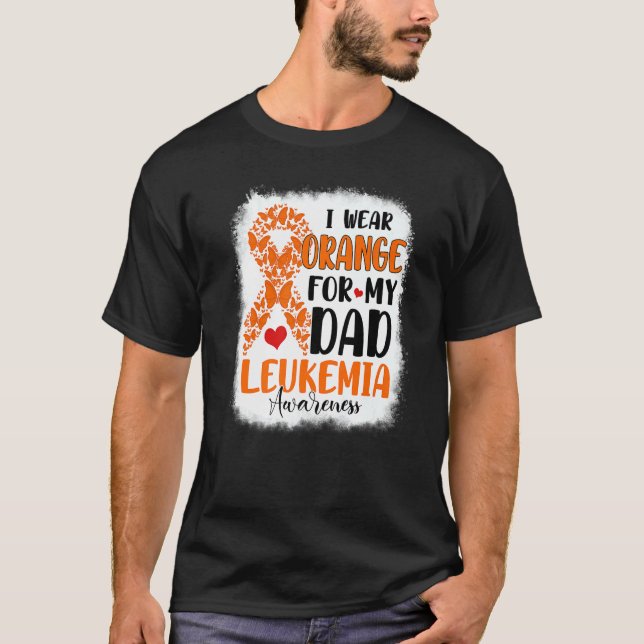 Camiseta Eu Visto Laranja Para Meu Mês De Consciência Da Le (Frente)