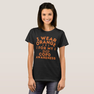 Camiseta Eu Visto Laranja Para Minha Consciencialização Da