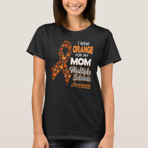 Camiseta Eu Visto Laranja Para Minha Mãe Esclerose Múltipla
