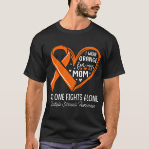 Camiseta Eu Visto Laranja Para Minha Mãe Esclerose Múltipla