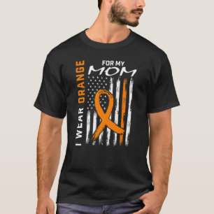 Camiseta Eu Visto Laranja Para Minha Mãe Esclerose Múltipla
