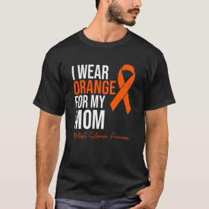 Camiseta Eu Visto Laranja Para Minha Mãe O Guerreiro Múltip