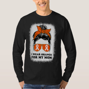 Camiseta Eu Visto Laranja Para Minha Mãe Sra. Múltipla Escl