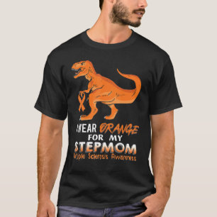 Camiseta Eu Visto Laranja Para O Meu Dinossauro Da Stepmmmm
