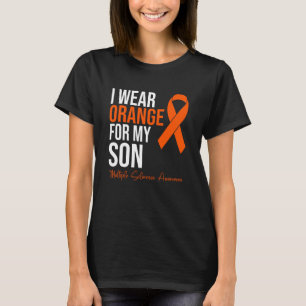 Camiseta Eu Visto Laranja Para O Meu Filho, O Guerreiro Múl