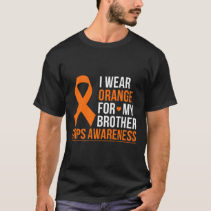 Camiseta Eu Visto Laranja Para O Meu Irmão Rsd Crps Consciê