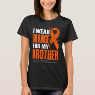 Camiseta Eu Visto Laranja Para O Meu Irmão Rsd Crps Sensibi