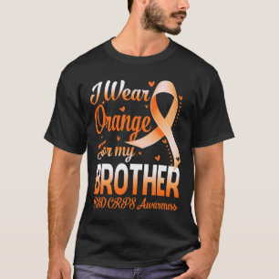 Camiseta Eu Visto Laranja Para O Meu Irmão Rsd Crps Sensibi