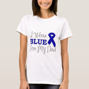 Camiseta Eu visto o azul para meu pai (a fita azul da