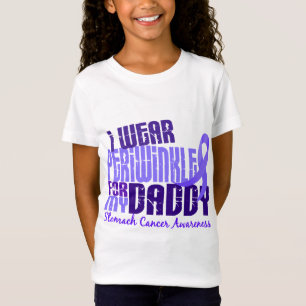 Camiseta Eu visto o cancer de estômago do pai 6,4 da