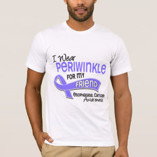 Camiseta Eu visto o cancer esofágico do amigo da pervinca