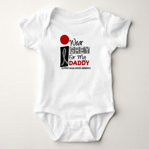 Camiseta Eu visto o cinza para meu CANCRO CEREBRAL do pai 9